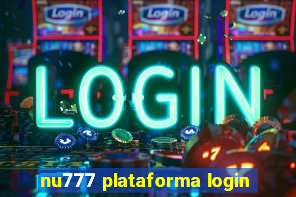 nu777 plataforma login